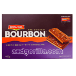 AXDG1767 AXD Gorilla Britannia Bourbon Cream Biscuit with Chocolate 400g