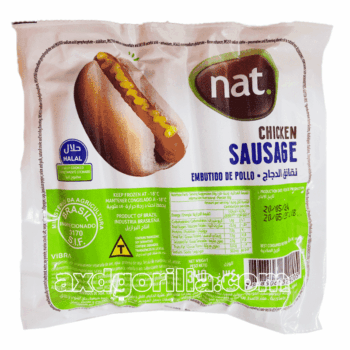 NAT Chicken Sausages 10pcs 340g